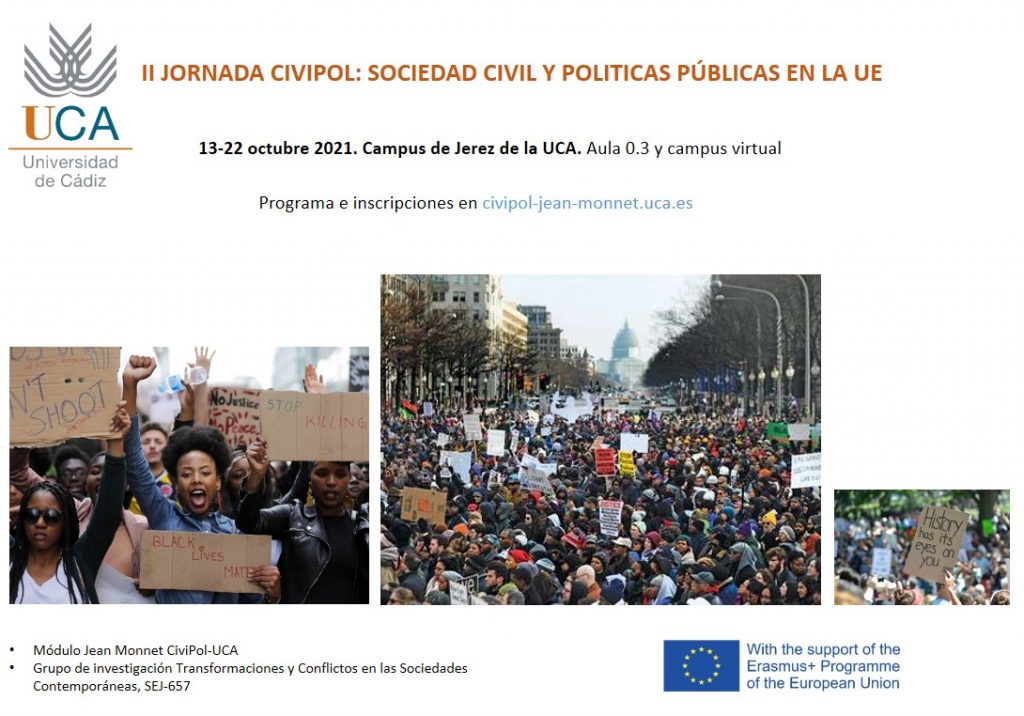 II Jornada de Otoño CIVIPOL: Sociedad Civil y Políticas Públicas en la Unión Europea