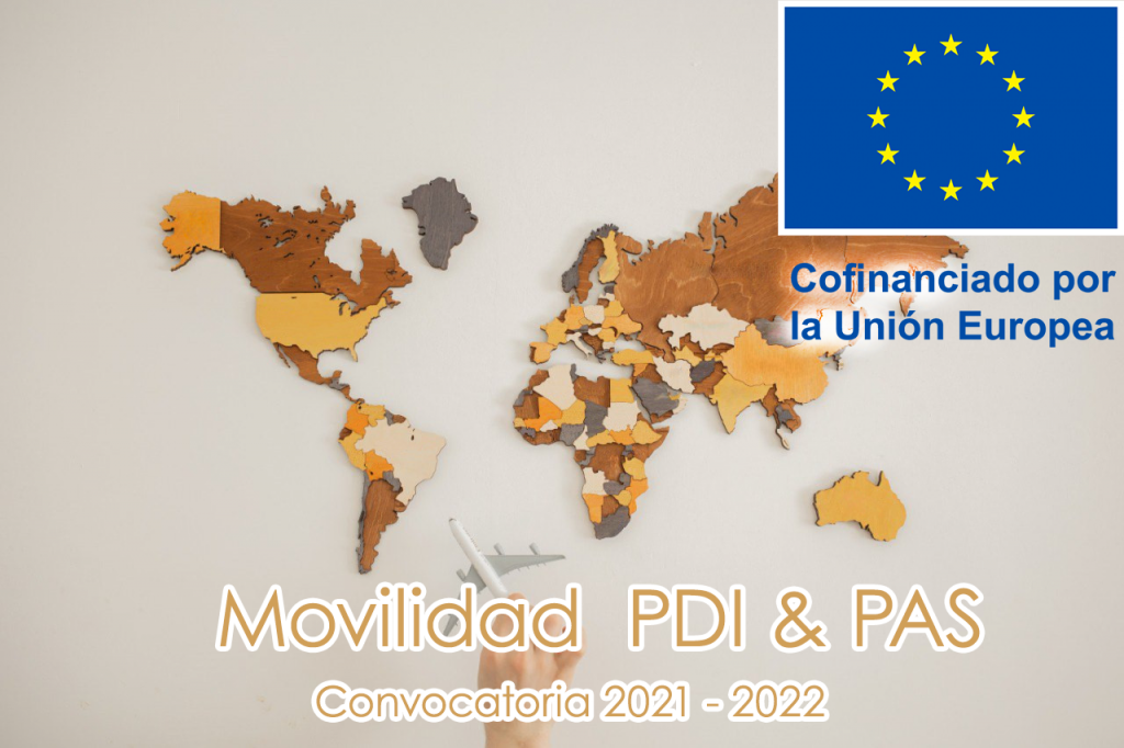 AMPLIADO PLAZO para solicitar y realizar las Movilidades Erasmus + para el PAS y el PDI para el curso 2021-2022