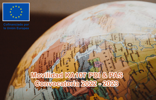 IMG Convocatoria Movilidad Erasmus KA107 PAS/PDI curso 22/23