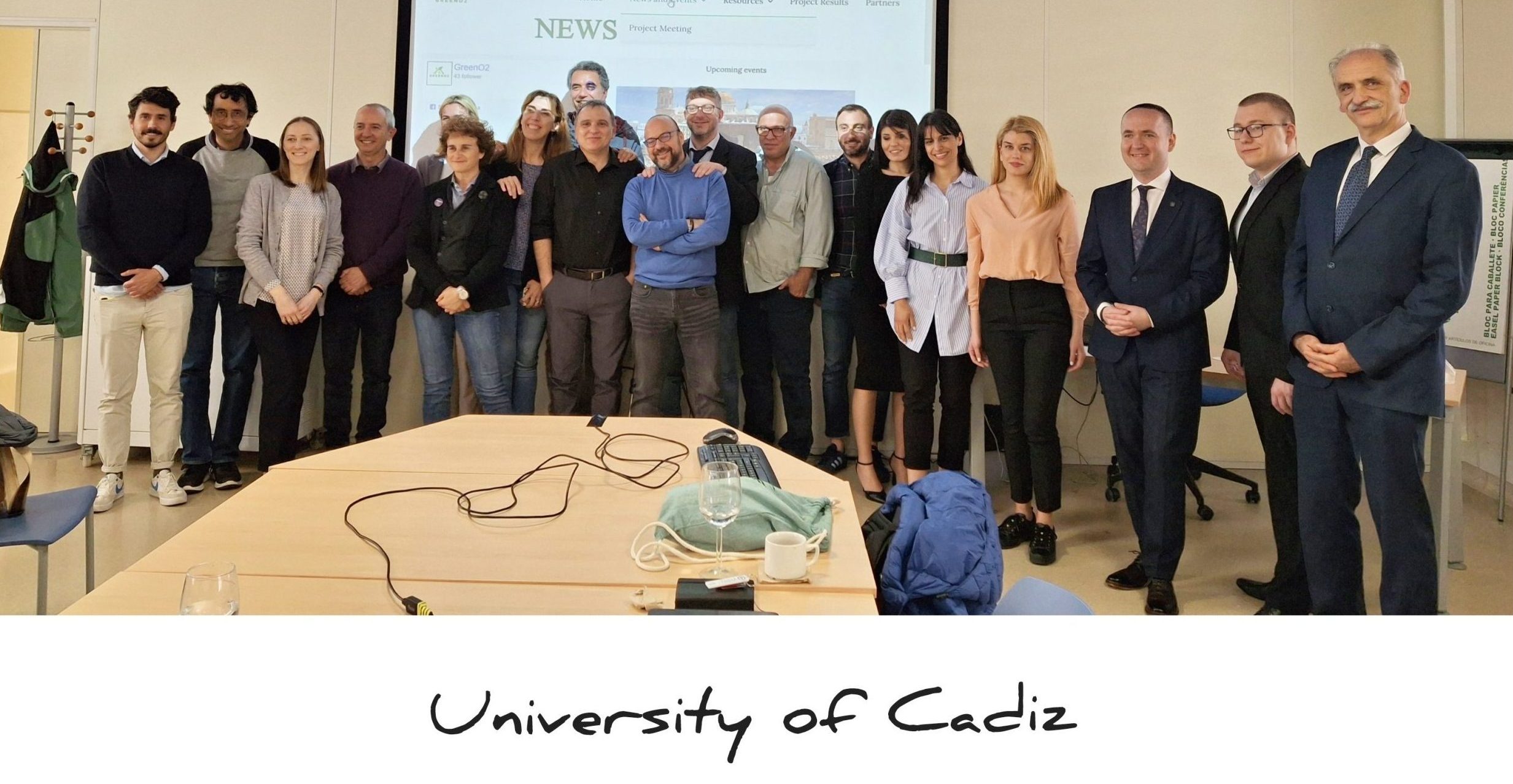 El proyecto Erasmus+ GREENO2 recibe a su consorcio en la Universidad de Cádiz en su 2ª reunión transnacional.