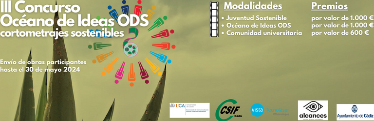 La UCA anuncia la 3ª edición del concurso de cortometrajes sostenibles “Océano de Ideas ODS”