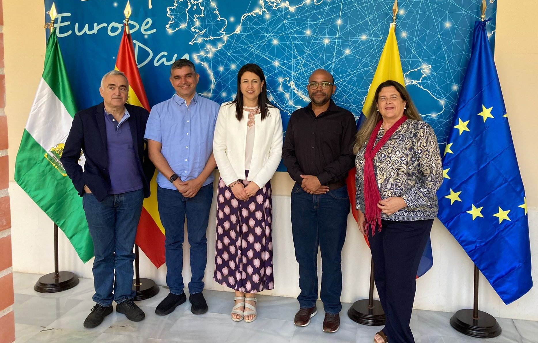 La Universidad de Cádiz recibe la visita de una delegación de profesores de la Universidad de Cartagena de Colombia