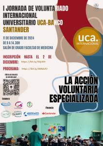 La UCA y Banco Santander impulsan las I Jornadas de Voluntariado Internacional con un enfoque en ...