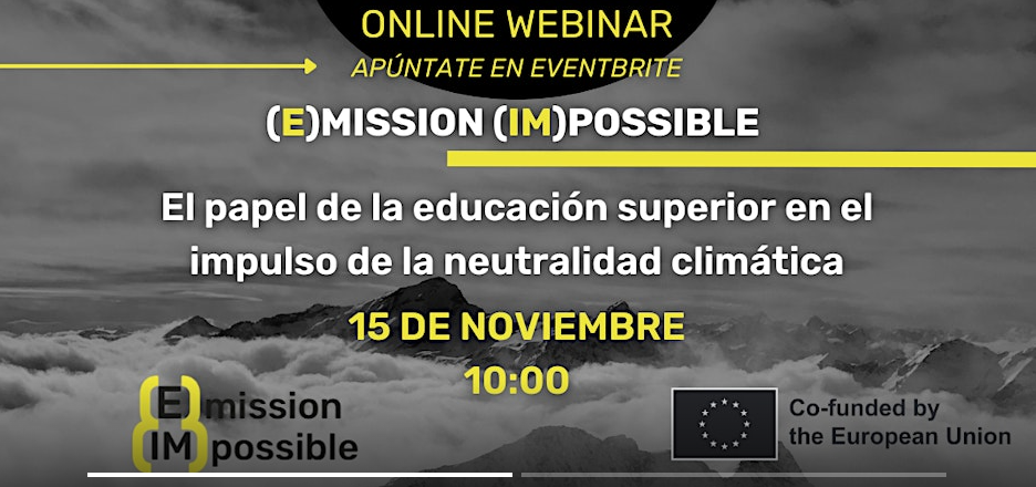 IMG Evento virtual “El papel de las Universidades en el impulso de la neutralidad climática”