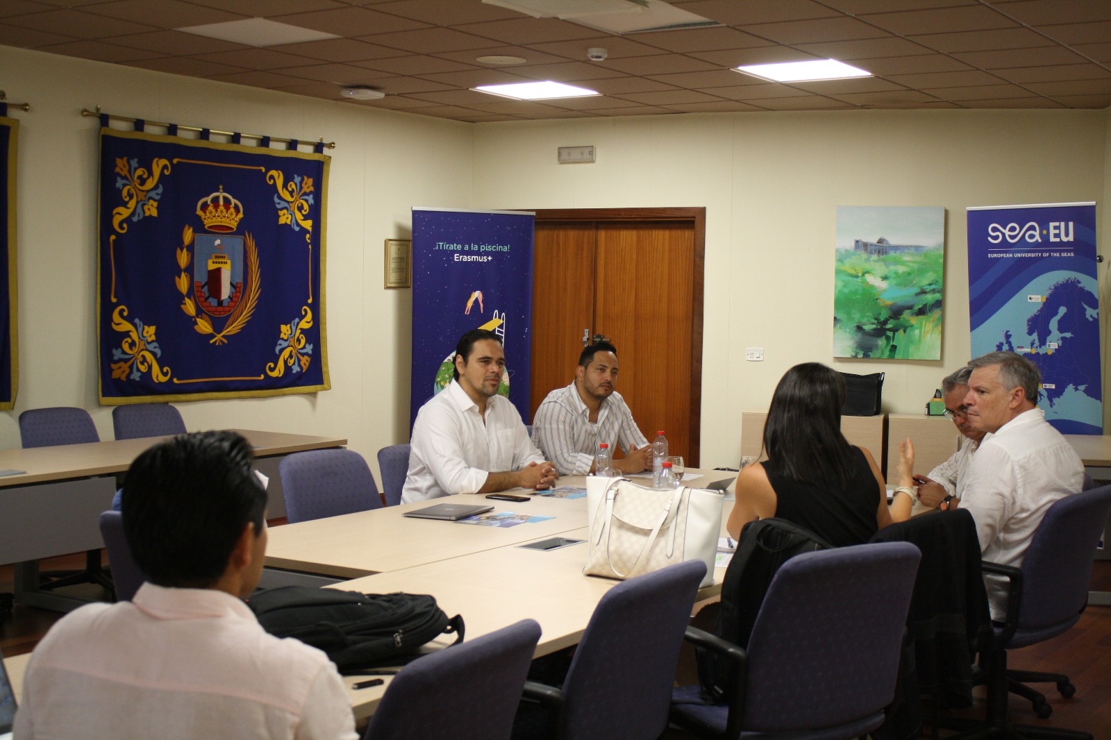 El rector de la Universidad Tecnológica de Cancún visita la Universidad de Cádiz