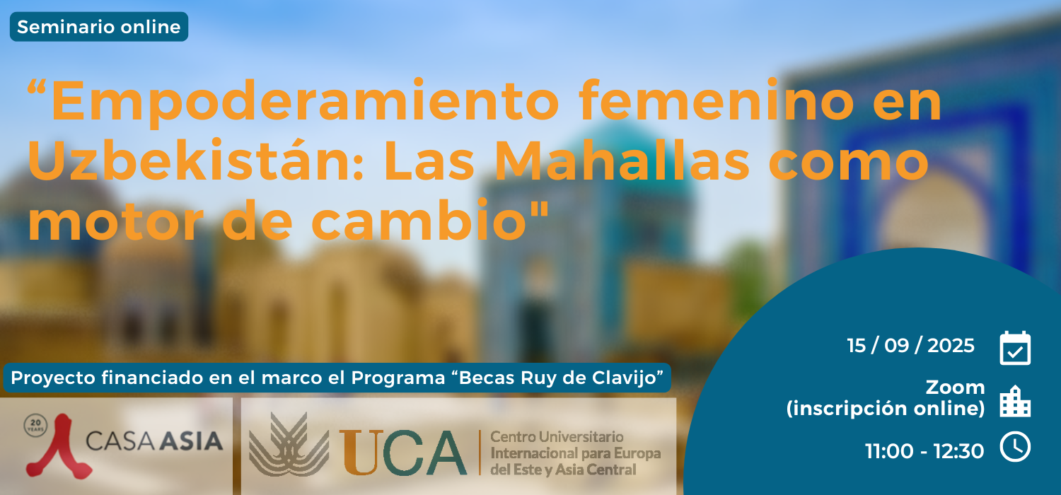 Presentados los resultados del proyecto “Empoderamiento femenino en Uzbekistán: Las Mahallas como motor de cambio”
