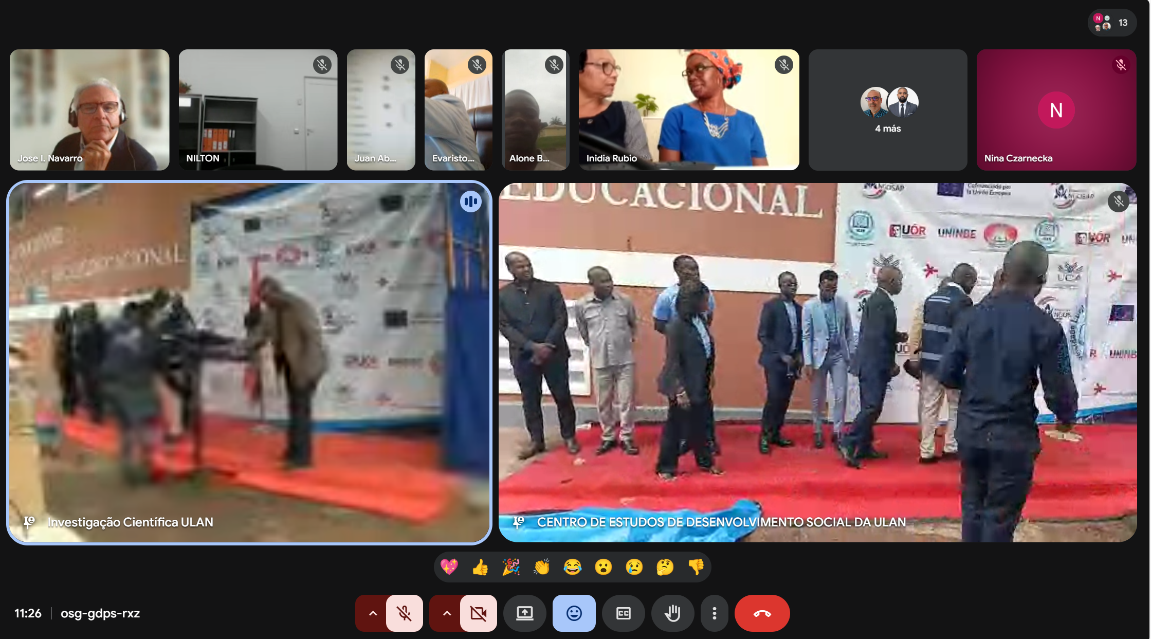 La Universidad Lueji A’Nkonde inaugura el Centro de Diagnóstico y Orientación Psicológica en el marco del Proyecto Erasmus+ AngoSAP