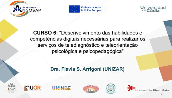 Proyecto Erasmus+ AngoSAP avanza en formación digital para la teleorientación y el telediagnóstico con el Taller 6.