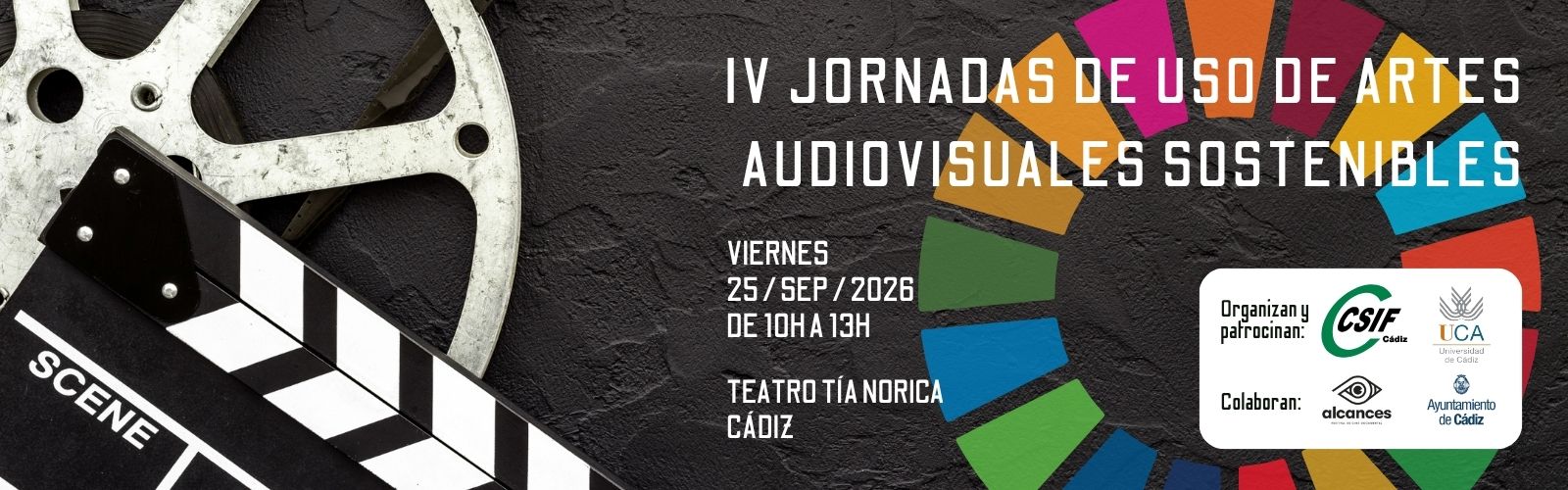 La UCA y CSIF Cádiz impulsan el cine como motor de cambio social en las IV Jornadas de Artes Audiovisuales Sostenibles