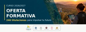 La oferta académica del ceiA3 asciende a 246 titulaciones aplicables en el ámbito de la agroalime...
